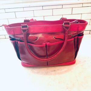 Cynthia Rowley Tote Bag Multi Pocket Satchel‎ Handbag Designer Purse